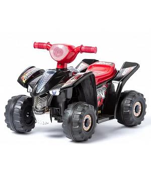 Quad 6V para niños de 1 a 3 años, i-Raspi, negro  - INDA650-AT